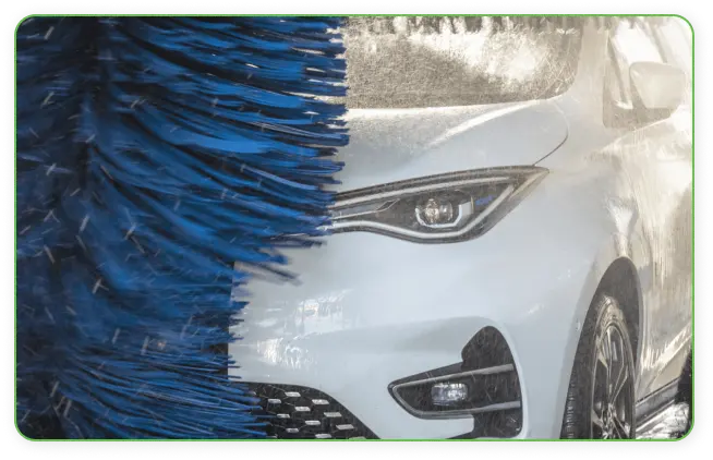 About Us 7 Automatic car wash | Mint Smart Wash cleaning brushes