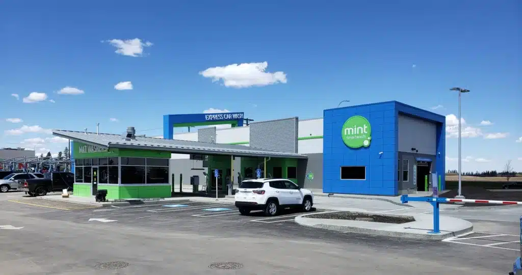 Entrance to Mint Smartwatch establishment - Automatic Car Wash
